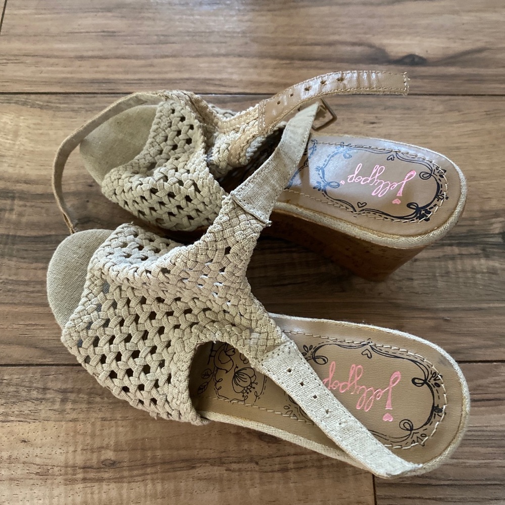 Jellypop wedges, worn a few times